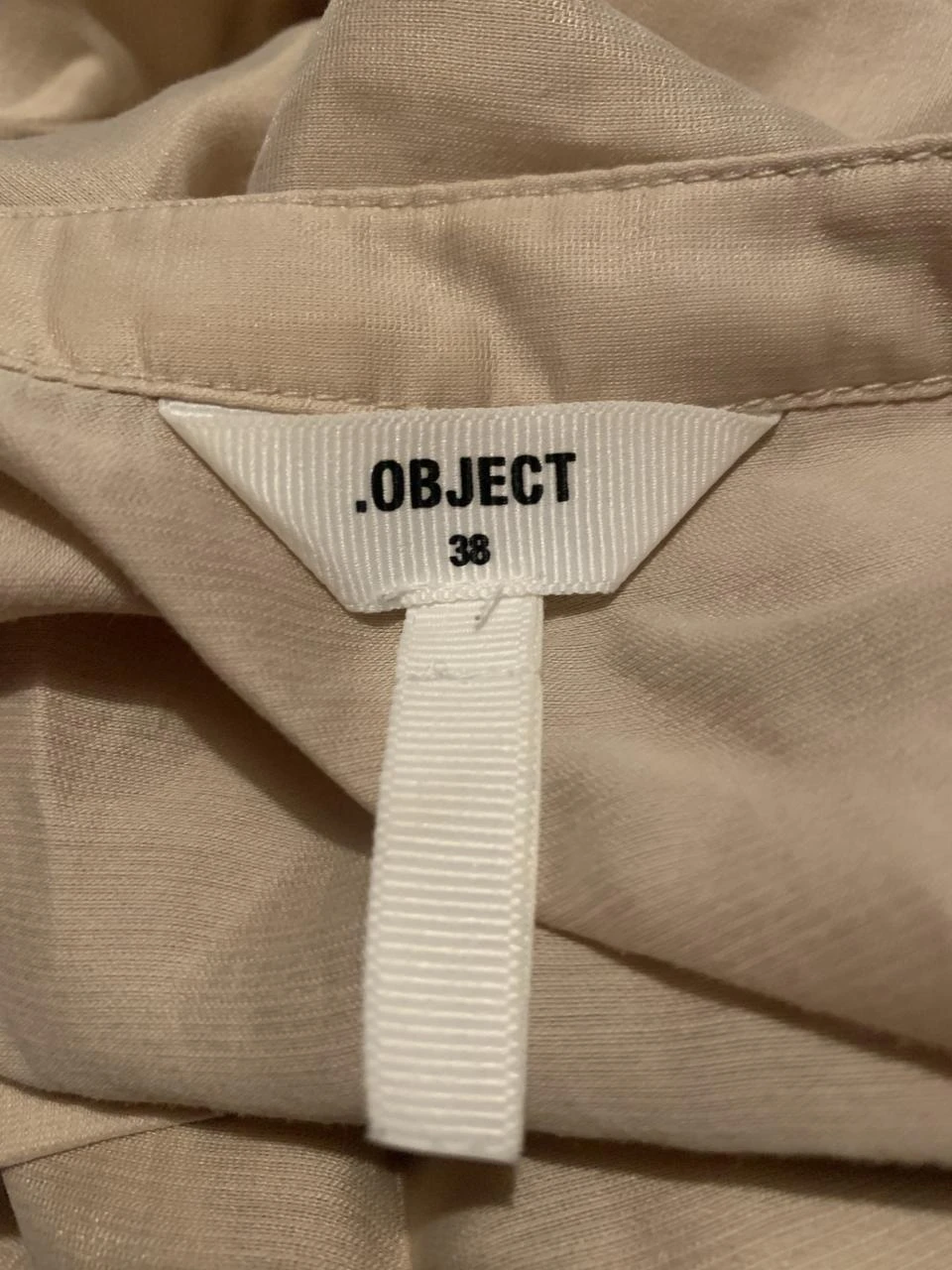 Beige shirt van Object. Maat M. – photo 3